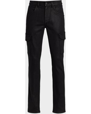 Monfrere Apos;S Preston Coated Denim Cargo Pants - Black