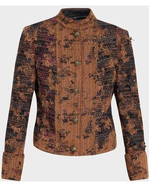 Kobi Halperin Parker Tweed Jacket - Brown
