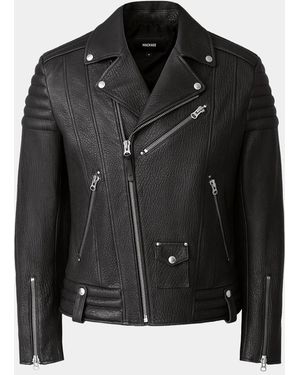 Mackage Apos;S Kenneth Leather Moto Jacket - Black