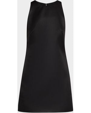 Brandon Maxwell The Joelle Mini Dress - Black