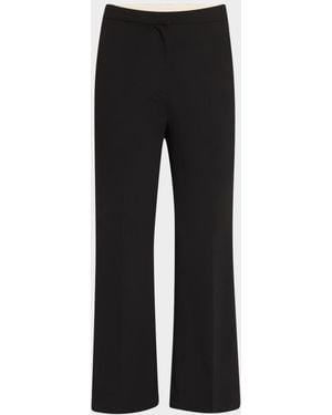 Co. Cropped Cigarette Pants - Black