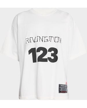 RIVINGTON roi Rebis Uso-123 Cva Oversized T-Shirt - White