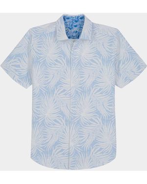 Robert Graham Royal Palms Short-Sleeve Shirt - Blue
