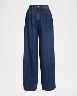 FRAME The Pleated Trouser Jeans - Blue
