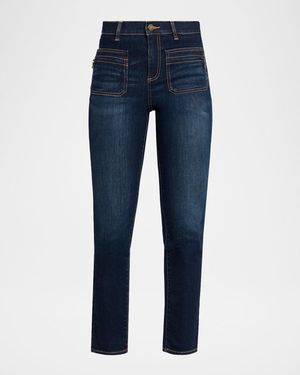 Ramy Brook Emmy High-Rise Skinny Jeans - Blue