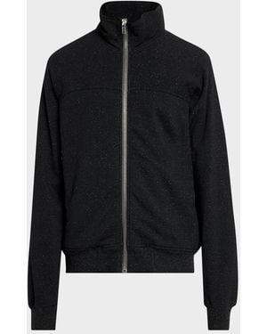 Rick Owens Apos;S High Neck Full-Zip Jacket - Black