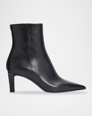 Jimmy Choo Frankie 65Mm Leather Ankle Boots - White
