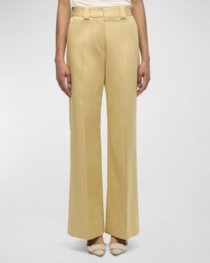 Interior Marlowe Wide-Leg Pants - Yellow