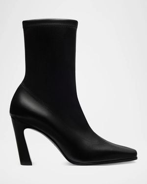 Stuart Weitzman Stassi Stretch 85Mm Booties - Black