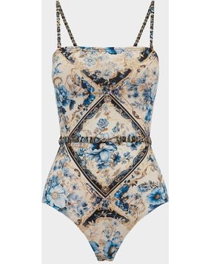 Aqua Blu Australia Eden One-Piece Swimsuit - Blue