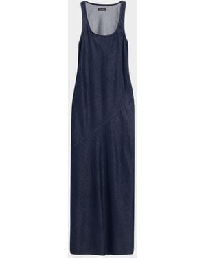 Rag & Bone Ultra Featherweight Daisy Tank Dress - Blue