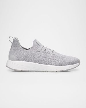 Peter Millar Apos;S Odeon Knit Sneakers - Gray