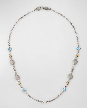 Konstantino And Topaz Necklace - White