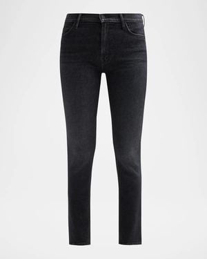 Mother The Mid-Rise Dazzler Skimp Jeans - Black