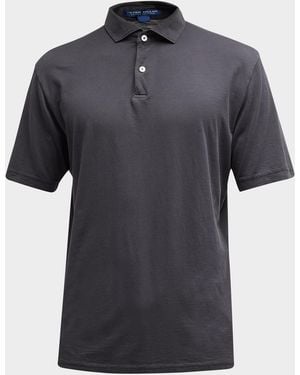 Peter Millar Journeyman Polo Shirt - Gray