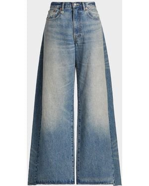R13 D & Apos;Arcy Faded Loose-Fit Jeans - Blue
