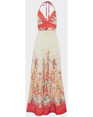 Aqua Blu Australia Claudia Maxi Dress - White