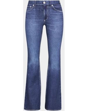 Rag & Bone Rb Miramar Dahlia Ponte Flare Jeans - Blue