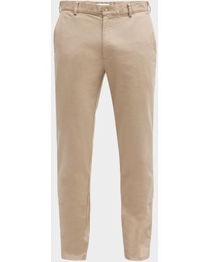 Peter Millar Apos;S Pilot Flat Front Pants - Natural