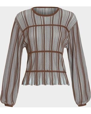 Ramy Brook Ashlyne Striped Knit Top - Multicolor