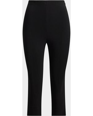 Ralph Lauren Sampson Jersey Cropped Pants - Black