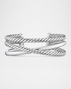 David Yurman Bold Crossover 3 Row Bracelet - Metallic