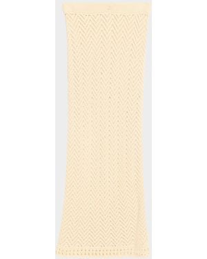 A.L.C. Siesta Open-Knit Maxi Skirt - Natural