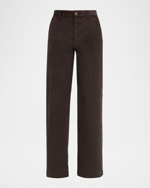 Kobi Halperin Hannah High-Rise Corduroy Pants - Brown
