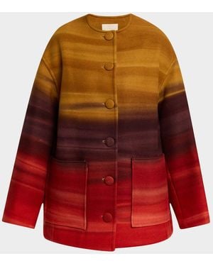 Ulla Johnson Ambrose Wool Meton Coat - Red