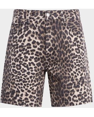 Hudson Jeans Apos;S Cotton-Print Five-Pocket Shorts - Multicolor