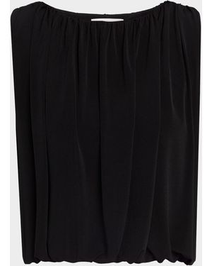 Vince Sleeveless Bubble Top - Black