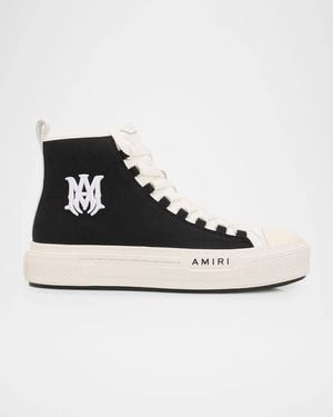 Amiri Ma Court High-Top Sneakers - Black