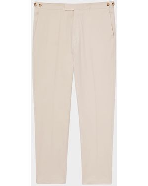 Reiss Putney Cotton Pants - White