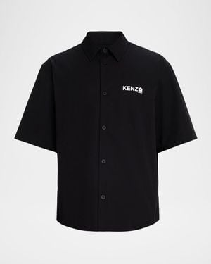 ★KENZO★ Bokeh 20 Classic Short Sleeve T-Shirt Black FE65TS ☆KENZO☆ Bokeh 20 Classic Short Sleeve T-Shirt Black FE65TS