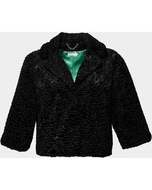 Frances Valentine Blaine Notch Lapel Jacket - Black