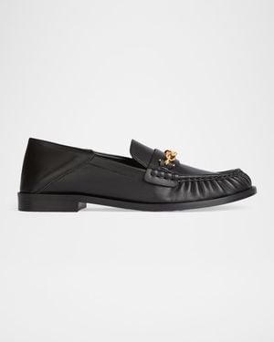 Balmain Apos;S Leather Loafers - Black