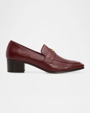 Bougeotte 35Mm Leather Penny Loafers - Red