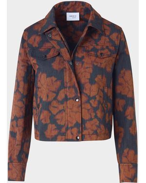 Akris Punto Ikat Flower Motorbike Jacket - Multicolor