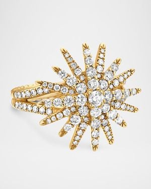 David Yurman 18K Starburst Ring - White