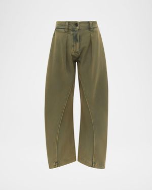 JW Anderson Twisted Seam Pants - Green