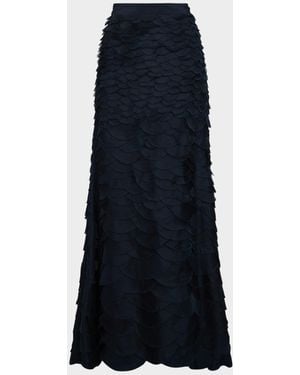 Twp Everlasting Love Silk Organza Skirt - Blue