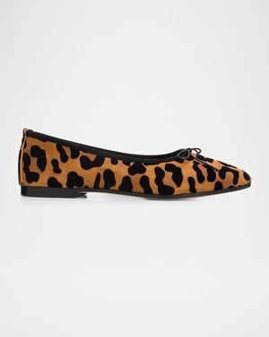 SOPHIQUE Scala Suede Ballerina Flats - White