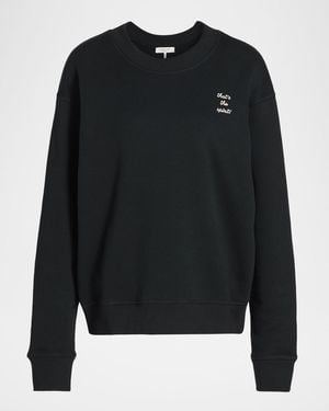 Rag & Bone That & Apos;S The Spirit Crewneck Sweatshirt - Black