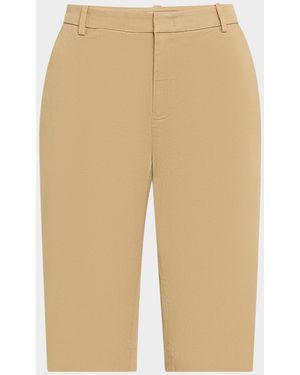 Vince Mid-Rise Chino Shorts - Natural