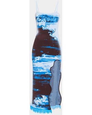 Ph5 Iris Knit Maxi Dress - Blue