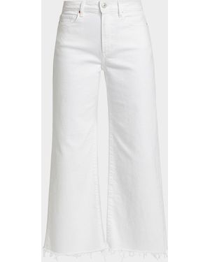 PAIGE Anessa Straight-Leg Crop Jeans - White