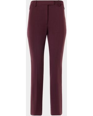 Akris Francy Bootcut Cropped Pants - Red
