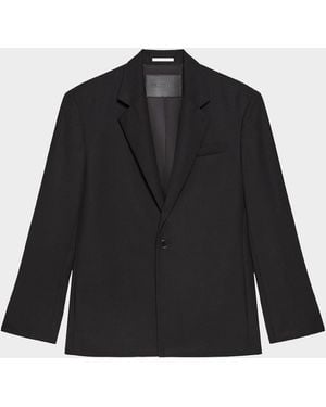 Helmut Lang Apos;S Wool Gabardine Relaxed-Fit Blazer - Black