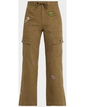 Cinq À Sept Michelle Retro Love Pants - Natural