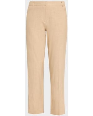 Kobi Halperin Dina Cropped Slim-Leg Pants - Natural
